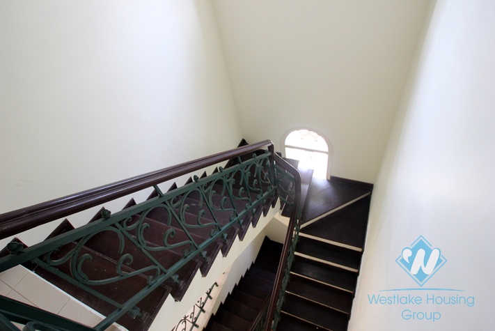 Block D, House with nice garden for rent in Ciputra, Tay Ho, Ha Noi